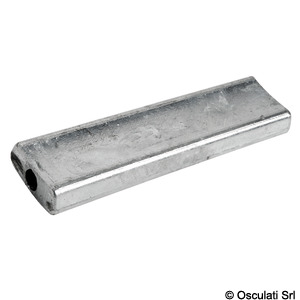 Zinc plate with 104x28-mm passing-through hole